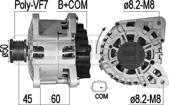 ERA 209524A - Generator / Alternator aaoparts.ro