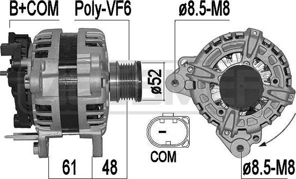 ERA 209571A - Generator / Alternator aaoparts.ro
