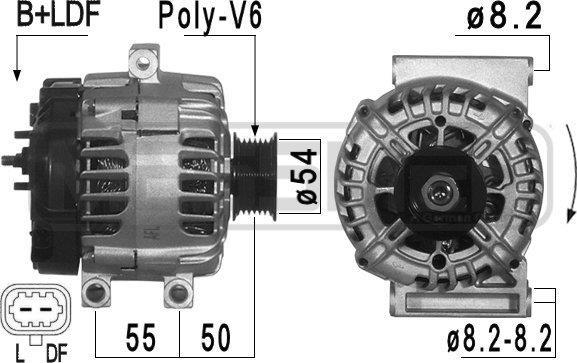 ERA 209012A - Generator / Alternator aaoparts.ro