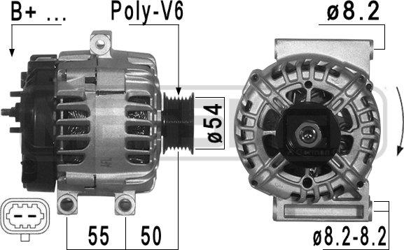 ERA 209012 - Generator / Alternator aaoparts.ro