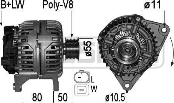 ERA 209084 - Generator / Alternator aaoparts.ro