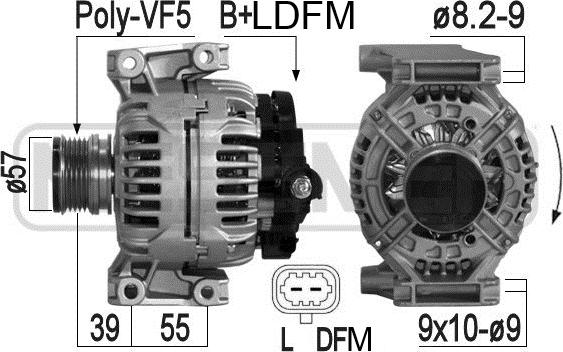 ERA 209078A - Generator / Alternator aaoparts.ro