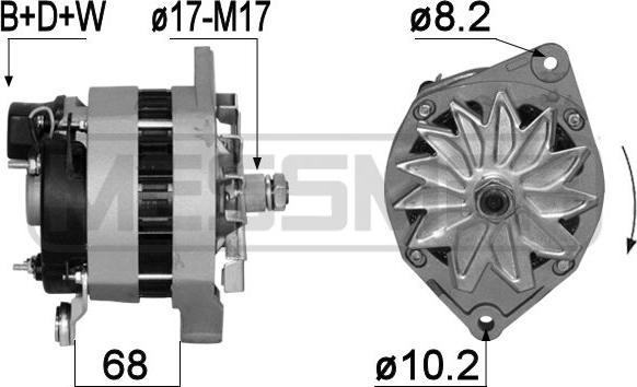 ERA 209142 - Generator / Alternator aaoparts.ro