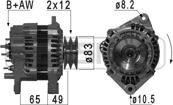 ERA 210903 - Generator / Alternator aaoparts.ro