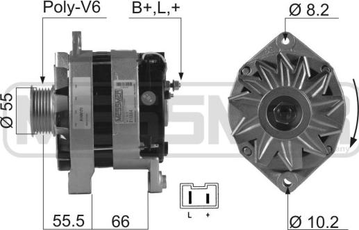 ERA 210564A - Generator / Alternator aaoparts.ro