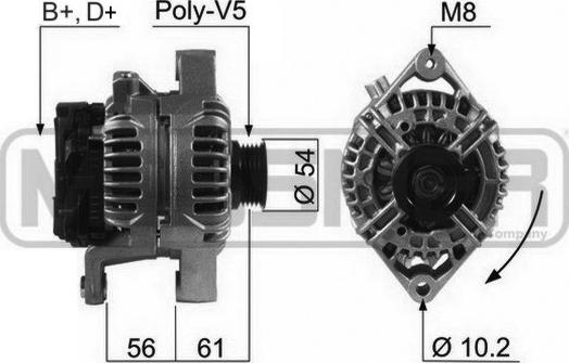 ERA 210584A - Generator / Alternator aaoparts.ro