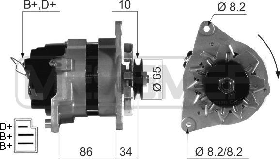 ERA 210588 - Generator / Alternator aaoparts.ro