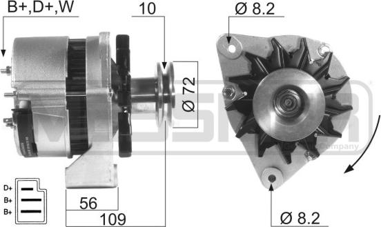 ERA 210574A - Generator / Alternator aaoparts.ro