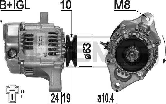 ERA 210657A - Generator / Alternator aaoparts.ro