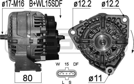 ERA 210630 - Generator / Alternator aaoparts.ro