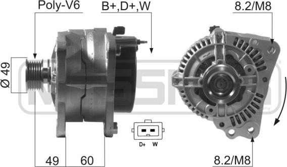 ERA 210621A - Generator / Alternator aaoparts.ro