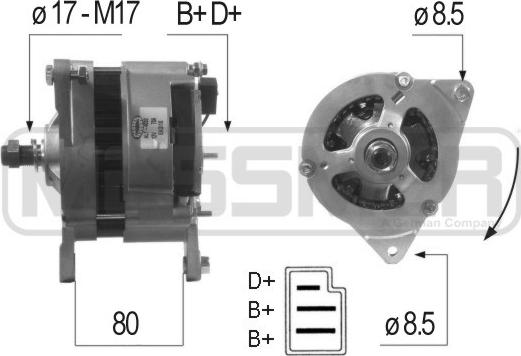ERA 210060A - Generator / Alternator aaoparts.ro
