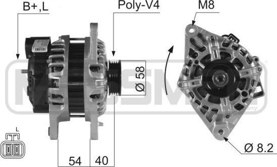 ERA 210022A - Generator / Alternator aaoparts.ro