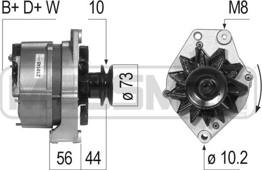 ERA 210145A - Generator / Alternator aaoparts.ro