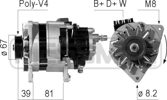 ERA 210154A - Generator / Alternator aaoparts.ro
