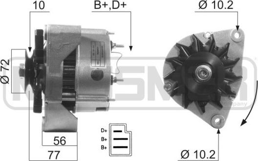 ERA 210111R - Generator / Alternator aaoparts.ro