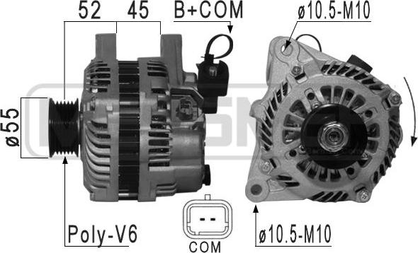 ERA 210864 - Generator / Alternator aaoparts.ro