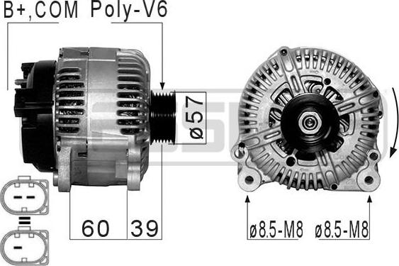 ERA 210831 - Generator / Alternator aaoparts.ro