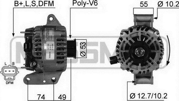 ERA 210241A - Generator / Alternator aaoparts.ro