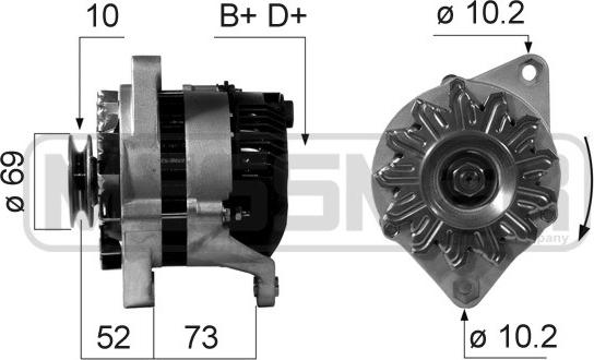 ERA 210265A - Generator / Alternator aaoparts.ro