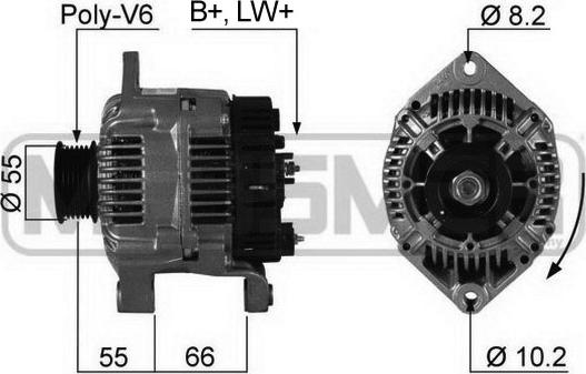 ERA 210261A - Generator / Alternator aaoparts.ro