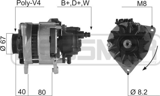 ERA 210210A - Generator / Alternator aaoparts.ro