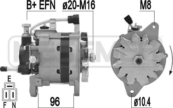 ERA 210768A - Generator / Alternator aaoparts.ro