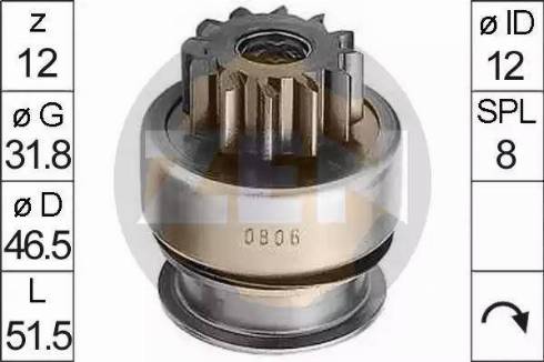 ERA 225352 - Pinion electromotor aaoparts.ro