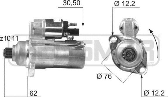 ERA 220450A - Starter aaoparts.ro