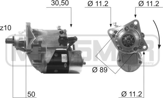 ERA 220480 - Starter aaoparts.ro