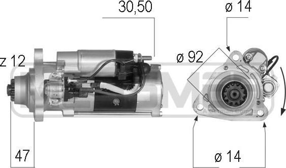 ERA 220561A - Starter aaoparts.ro