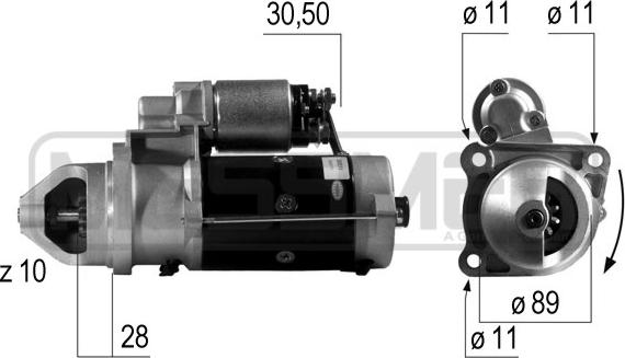 ERA 220513A - Starter aaoparts.ro