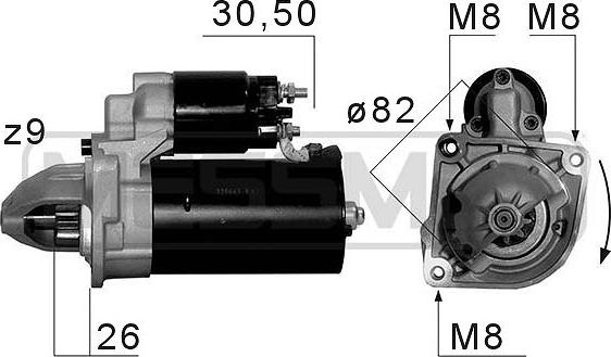 ERA 220663A - Starter aaoparts.ro