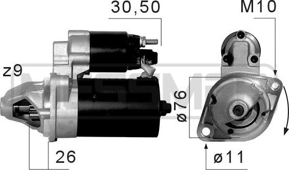 ERA 220662A - Starter aaoparts.ro