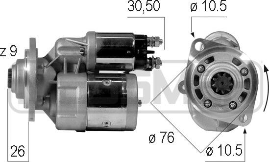 ERA 220041R - Starter aaoparts.ro