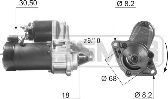 ERA 220001A - Starter aaoparts.ro