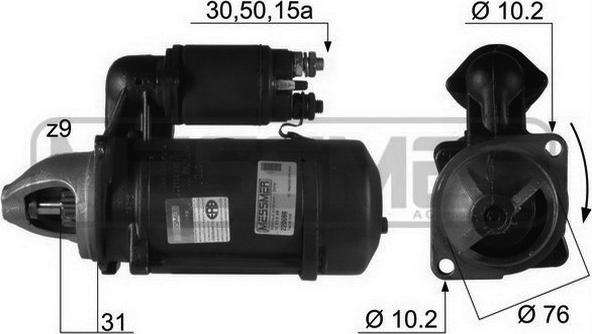 ERA 220089R - Starter aaoparts.ro