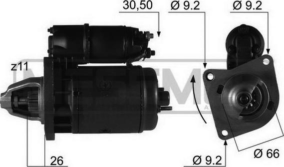 ERA 220075R - Starter aaoparts.ro