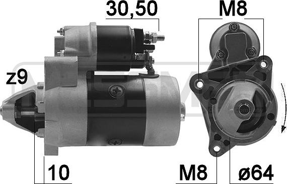 ERA 220166 - Starter aaoparts.ro