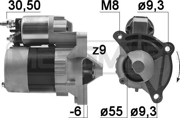 ERA 220392 - Starter aaoparts.ro