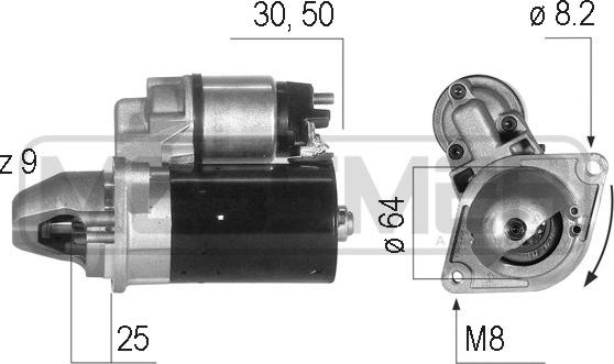 ERA 220211A - Starter aaoparts.ro