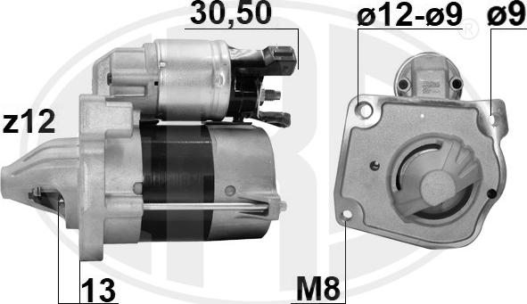 ERA 221046 - Starter aaoparts.ro