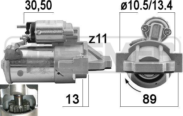 ERA 221023 - Starter aaoparts.ro
