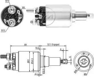 ERA 227476 - Solenoid, electromotor aaoparts.ro