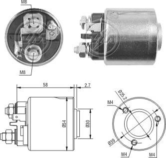 ERA 227056 - Solenoid, electromotor aaoparts.ro