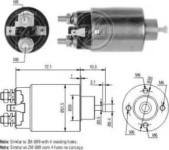ERA 227 348 - Solenoid, electromotor aaoparts.ro
