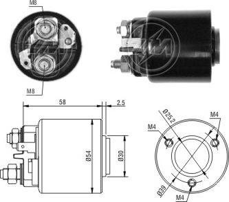 ERA 227383 - Solenoid, electromotor aaoparts.ro