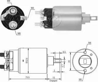 ERA 227290 - Solenoid, electromotor aaoparts.ro