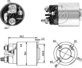 ERA 227233 - Solenoid, electromotor aaoparts.ro