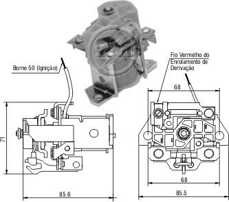 ERA ZM901 - Solenoid, electromotor aaoparts.ro